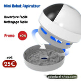 Mini Robot Aspirateur Portable - {{ Adsol.Wal }}