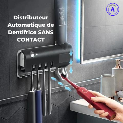 Support Brosse à Dents ⎮Désinfectant UV-Distributeur -Dentifrice Automatique-Mural Portable-Energie Solaire. - {{ Adsol.Wal }}