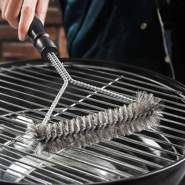 Barbecue Brousse Inox⎮Acier inoxydable-Nettoyante grille. - {{ Adsol.Wal }}
